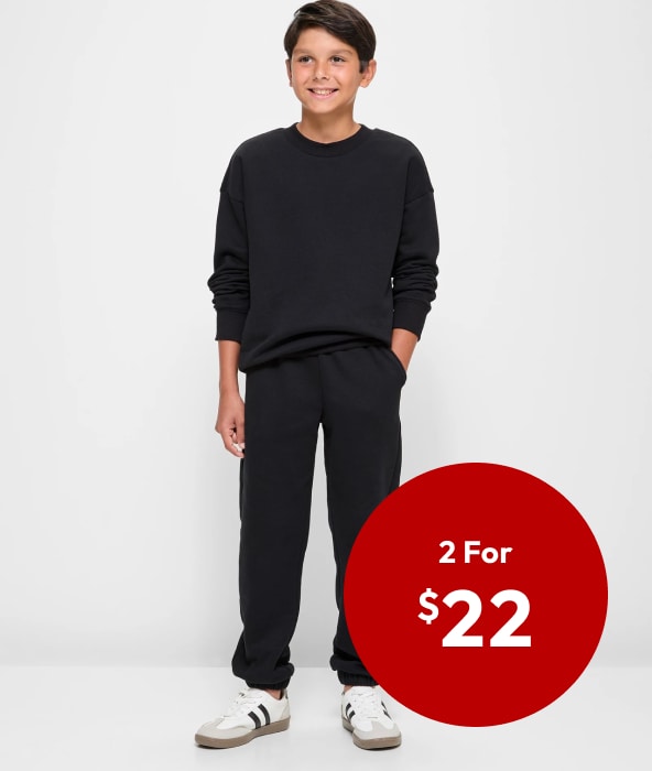 Boys 7-16 selected jumpers or trackpants Boys 7-16 selected jumpers or trackpants
