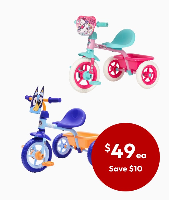 Bluey or Hello Kitty Trike 25cm Bluey or Hello Kitty Trike 25cm