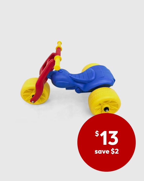 $13 save $2 ATV Scrambler Ride On