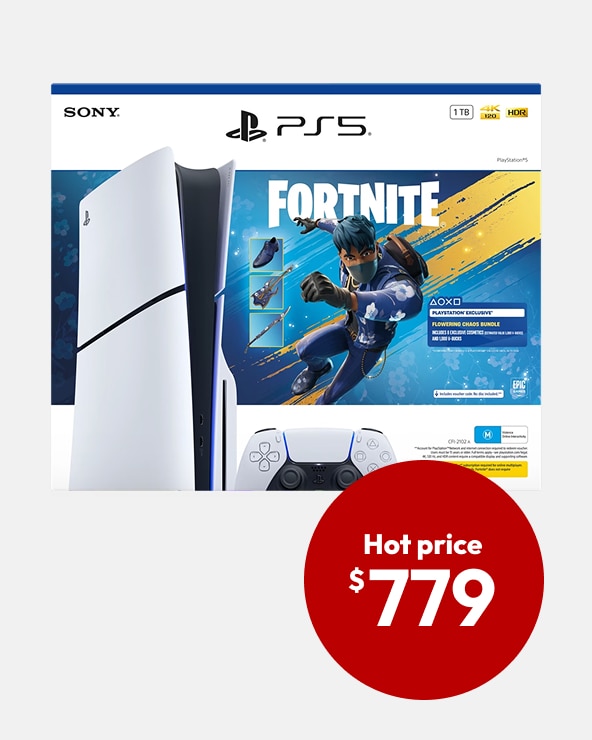 Hot Price $779 PlayStation 5 Console Disc Fortnite Flowering Chaos Bundle