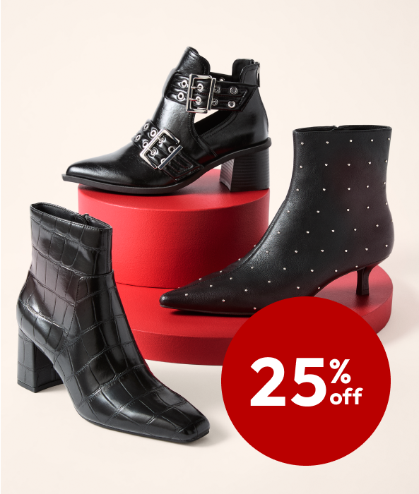 25% off Women's Boots 25% off Women's Boots