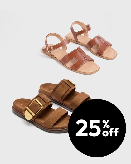 Sandals, thongs and casual sneakers for the family*