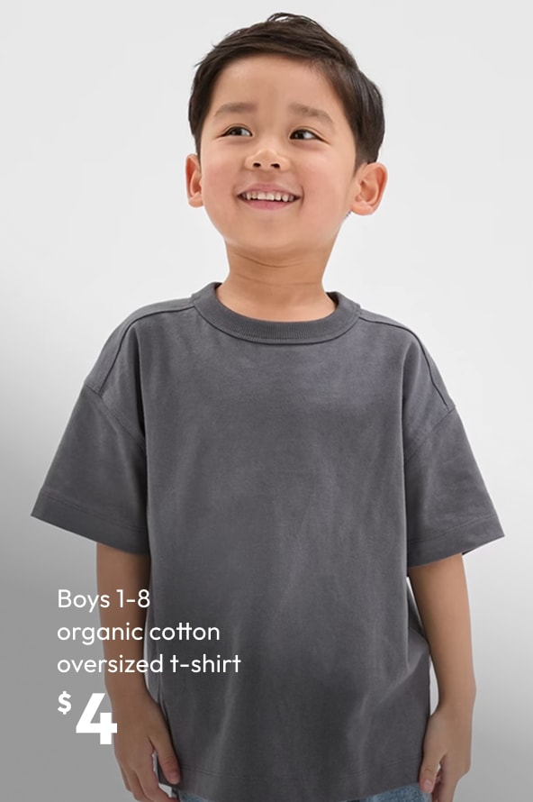 Kids' t-shirts from $4