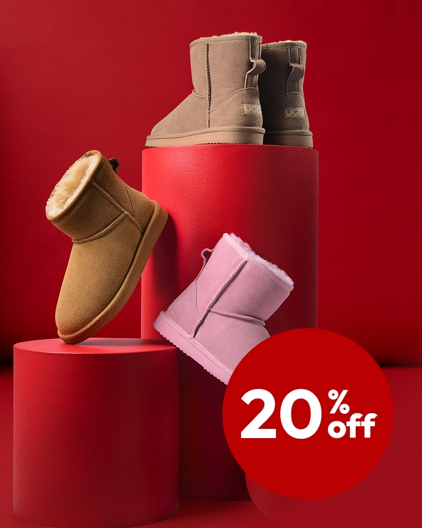 20% off Women's Slippers and Boots	