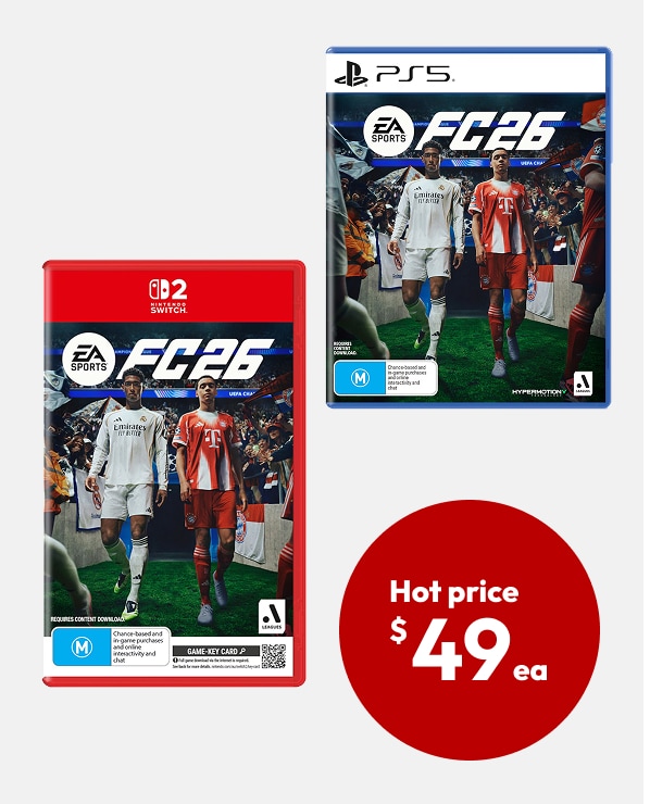 Hot Price $49ea EA Sports FC 26 - PS5, Nintendo Switch 2 or Xbox Series X