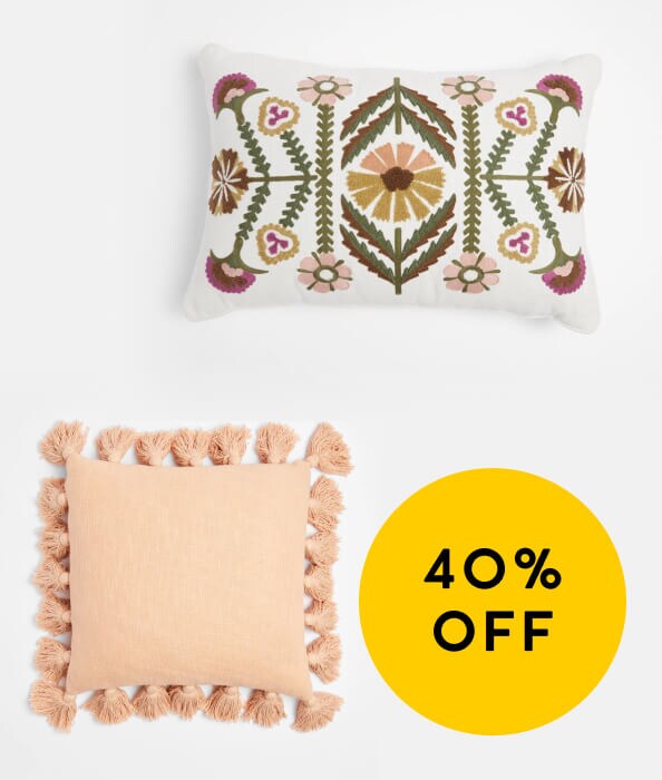 40% Off Selected Cushions