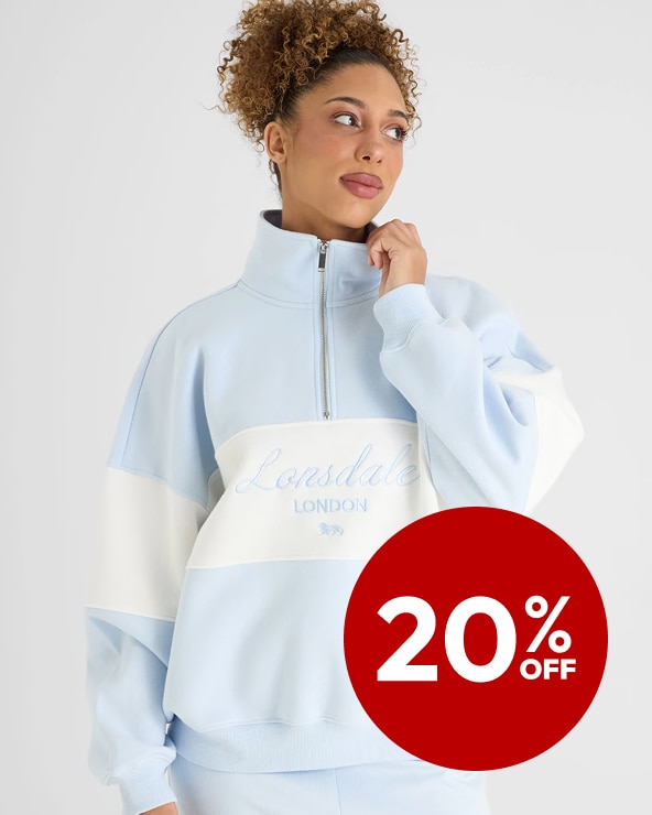 20% off Women's FILA & Lonsdale Clothing	