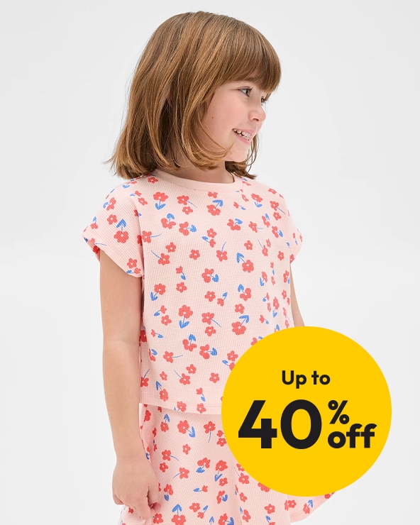 Selected kids’ clearance