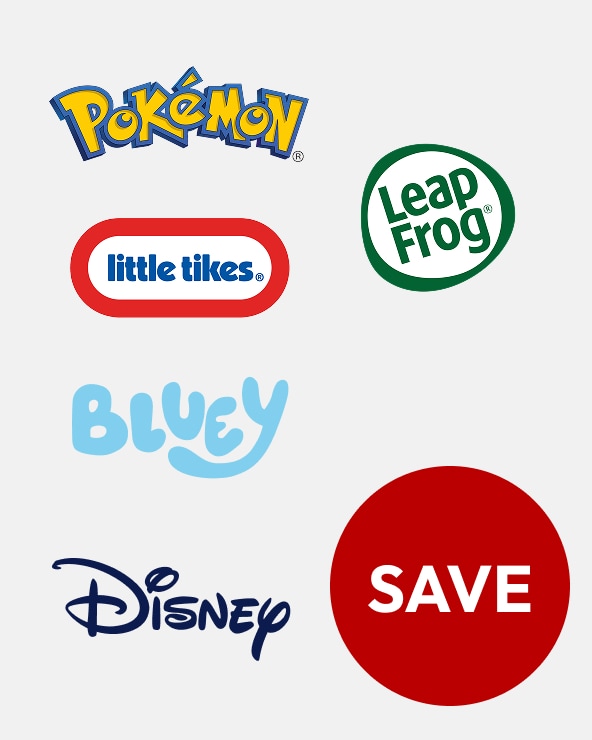 Save on Selected Branded Toys*