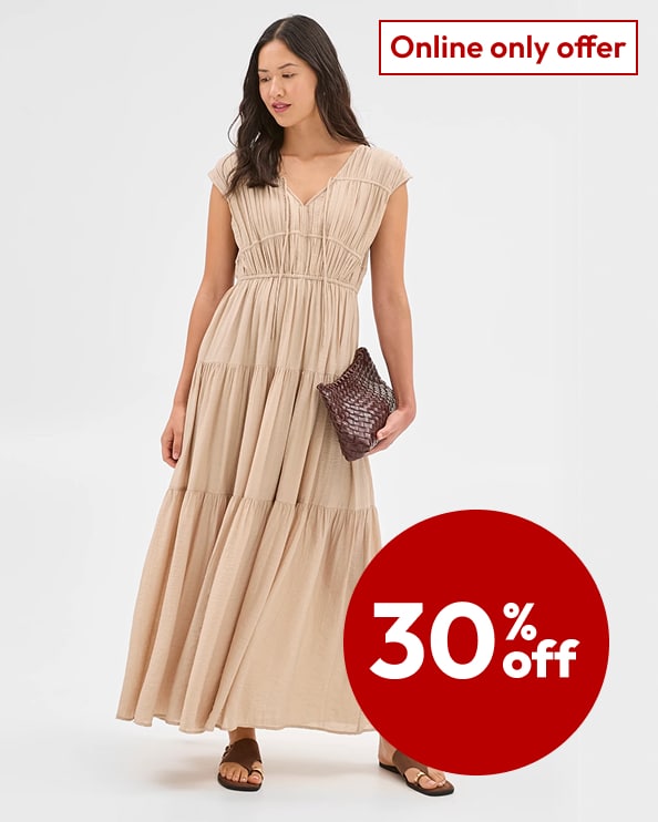 30% off Selected Womens Clothhing