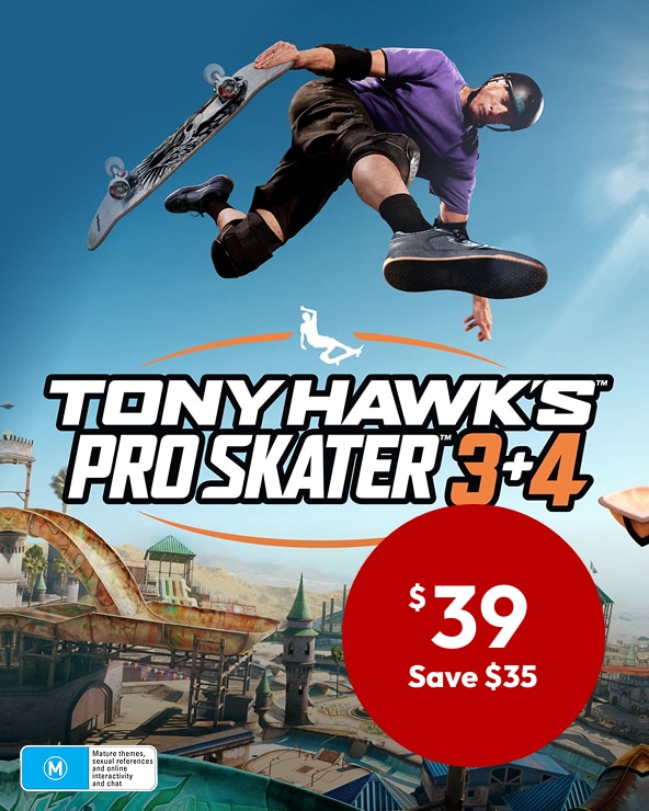 $39 Save $35 Tony Hawk's™ Pro Skater 3 + 4