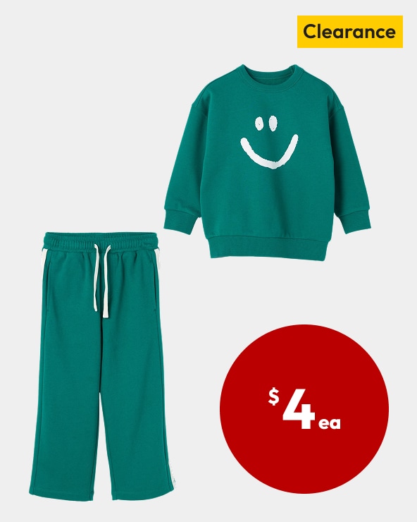 $4ea Selected Boys 1-8 Jumpers & Trackpants