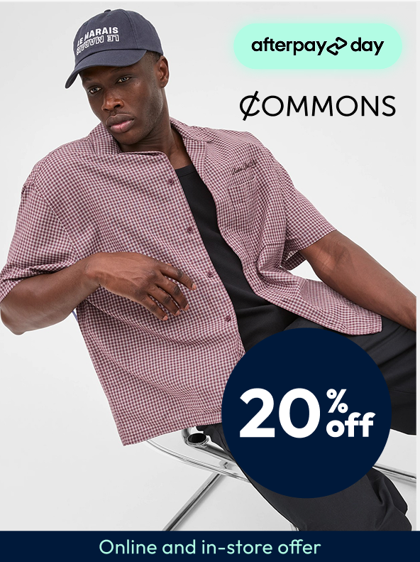 20% off Commons ONLINE & IN-STORE