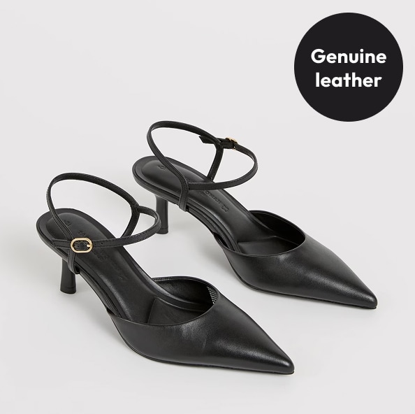 New genuine leather shoes