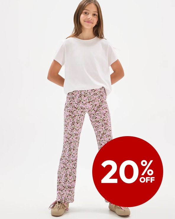 20% off Kids' Leggings	