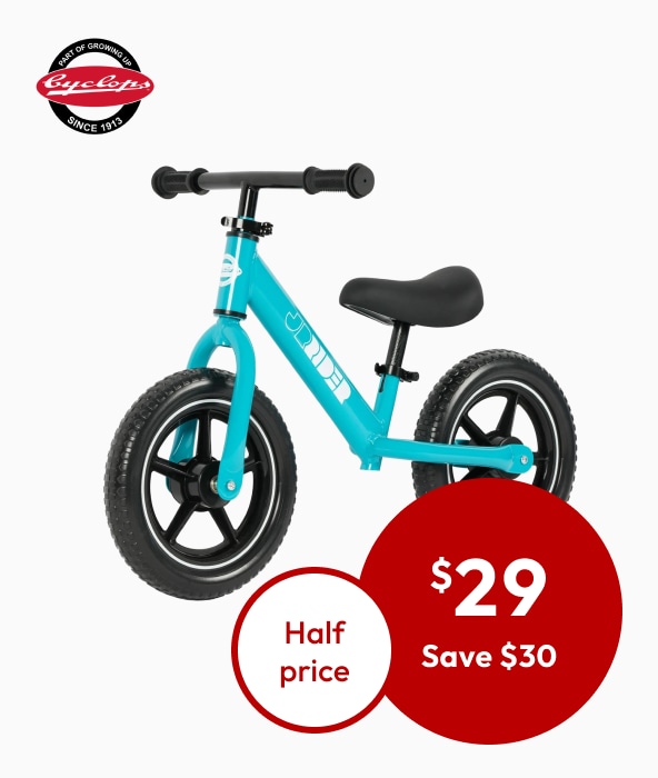 Cyclops 12-inch (30Cm) Balance Bike - Aqua Cyclops 12-inch (30Cm) Balance Bike - Aqua