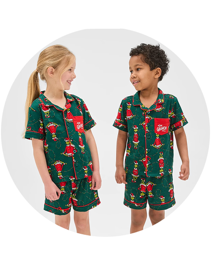 Family matching Christmas PJs