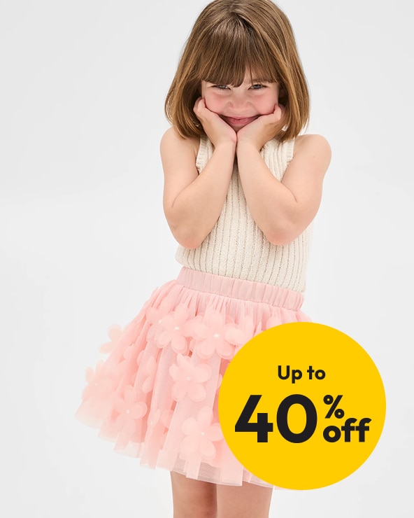 Selected kids’ clearance
