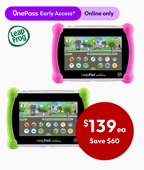 LeapFrog LeapPad academy pink or green 