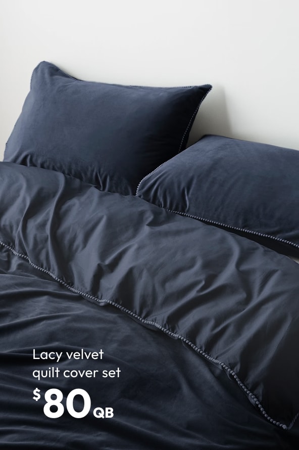 Velvet bedding