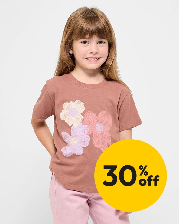 Take a further 30% off kids' clearance clothing