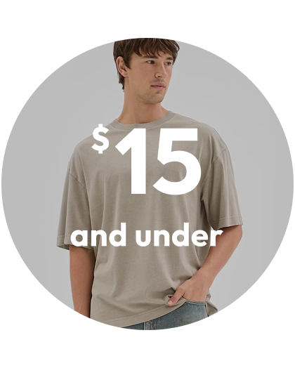 Tees $15 & under