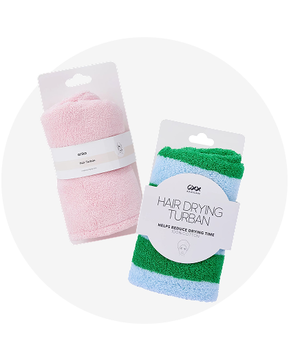 Hair towels and wraps