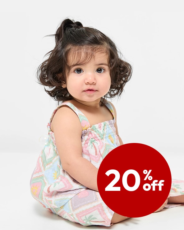 20% off Baby clothing