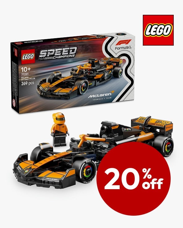 20% off LEGO® Speed Champions Sets 20% off LEGO® Speed Champions Sets